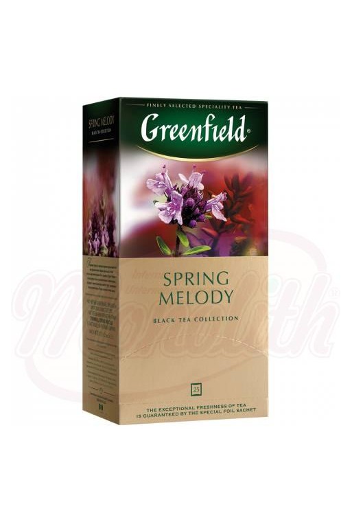 Thé Greenfield "Mélodie printanière" (25*1,5gr) Гринфилд чай "Весенняя мелодия"
