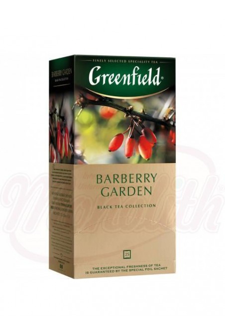2028 Гринфилд чай "Барбарисовый сад"  37,5гр 25пакетиков по 1,5гр Thé Greenfield "Barberry Garden" 37,5 gr 25 sachets de 1,5 gr