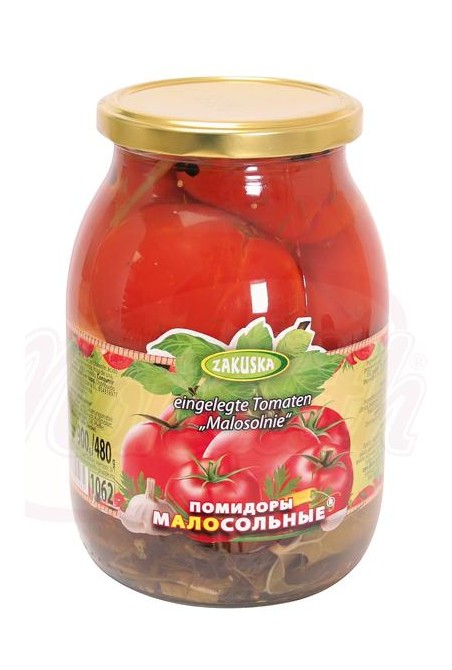 Tomates légèrement salées Помидоры малосольные "ZAKUSKA" 900gr