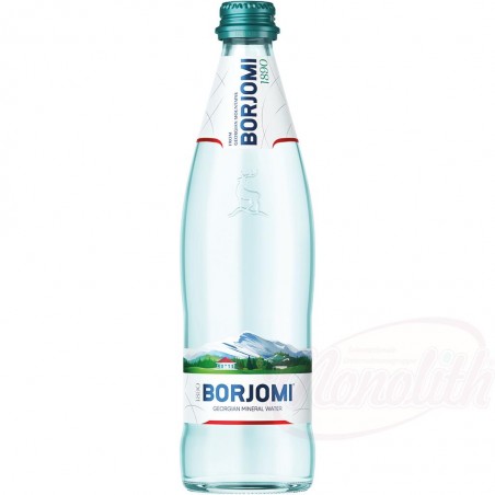 Eau minérale gazeuse "Borjomi" Газированная минеральная вода "Боржоми" СТЕКЛО 0,5l