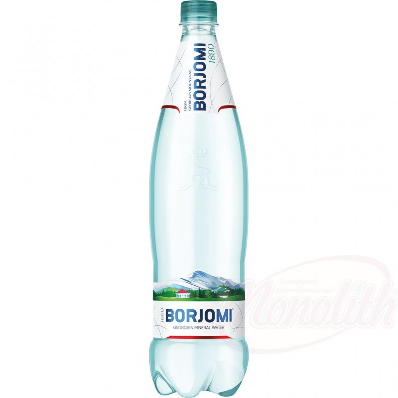 Газированная минеральная вода "Боржоми", 1l. Eau minérale gazeuse "Borjomi", 1l.