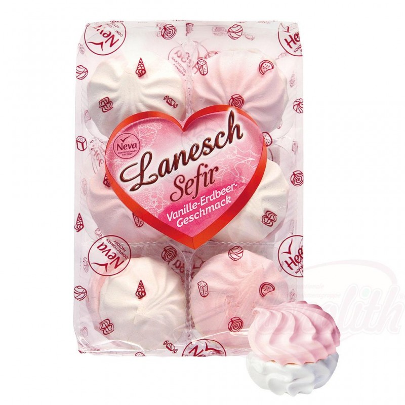 Зефир "Lanesch" с ванильнo-клубничным вкусом 315 GR Guimauve "Lanesch" au goût vanille-fraise 315 GR