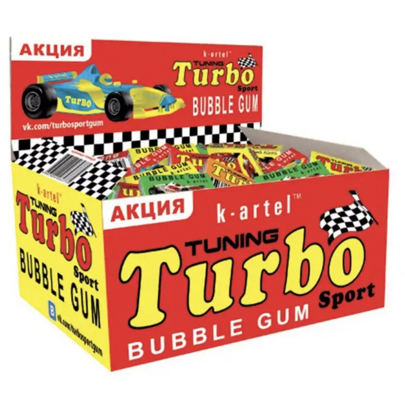 Chewing-gum Жевательная резинка "Turbo"