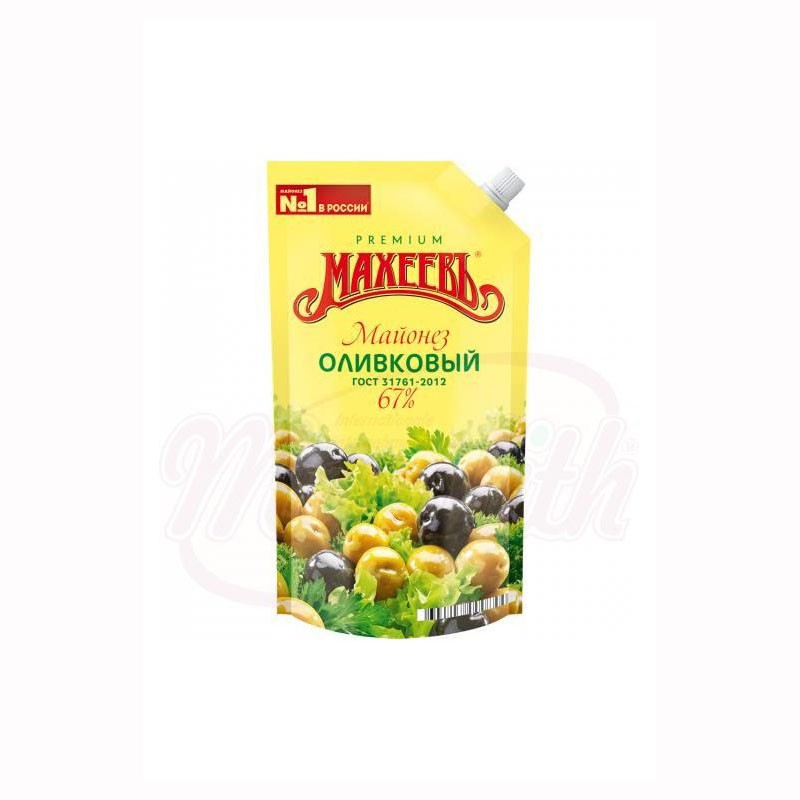Mayonnaise "Olive" Майонез "Оливковый" МАХЕЕВЬ 67% 400 ml
