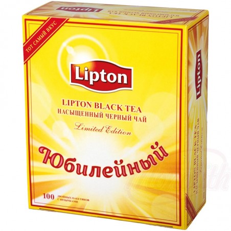 Чай чёрный "Lipton" 100*2gr. Thé noir "Lipton" 100*2gr.