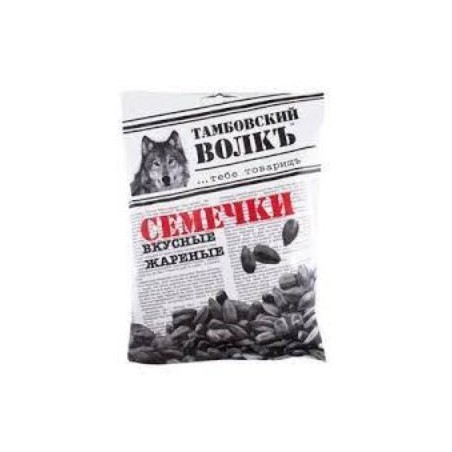 Graines de tournesol grillées "Tambovskii volk" 190gr Семечки подсолнечника "Тамбовский волк"