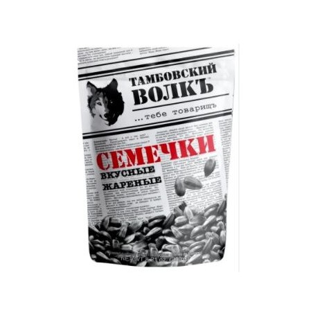 Graines de tournesol "Tombovsky Volk" 230gr Семечки  "Тамбовский волк"