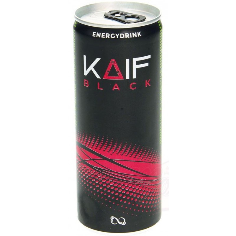 Boisson énergisante "KAIF BLACK" 250 ml Энергетический напиток