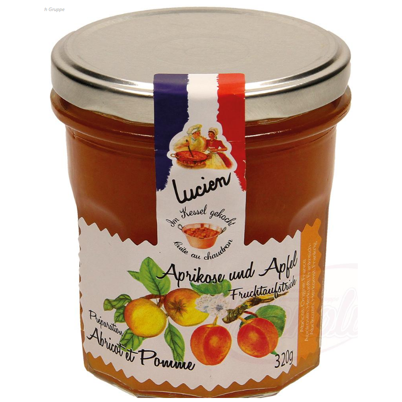 Confiture abricot-pomme, Джем абрикосово-яблочный, "Lucien", 320gr.