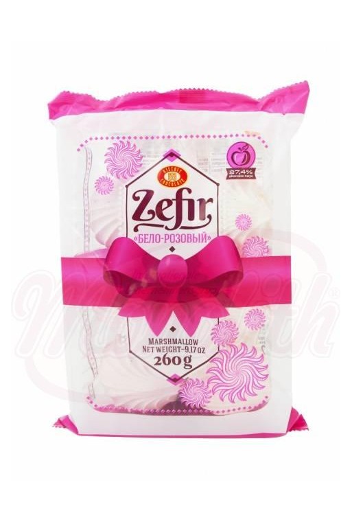 Зефир с малиновым и ванильным вкусом 260g ZEFIR