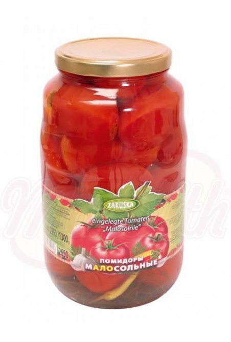 Помидоры малосольные, 2650 ml. "ZAKUSKA". Tomates marinées "Malosolnije", 2650 ml.