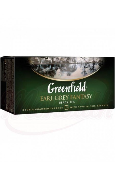 Ароматизированный чёрный чай Earl Grey "Фантазия" 25 x 2гр 50гр Thé noir aromatisé Earl Grey "Fantaisie" 25 x 2g 50g