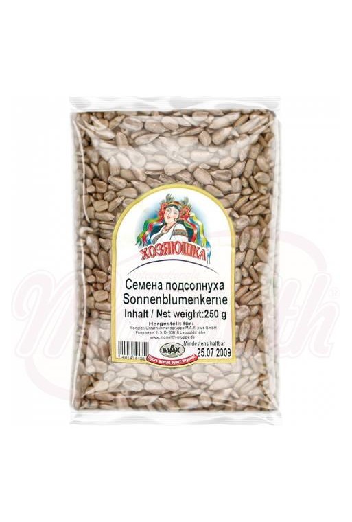 Graines de tournesol pelées 250gr Семена подсолнуха, очищенные "Хозяюшка"