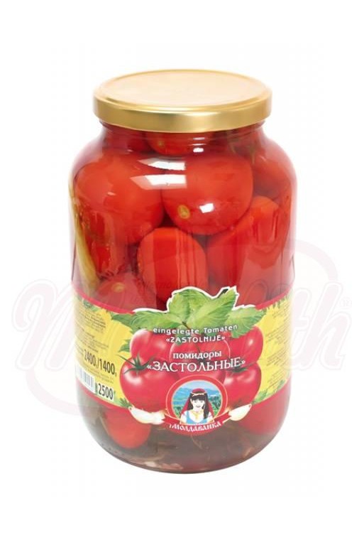 Помидоры мариннованые "Застольные" Moldawanka 2500 ml. Tomates marinées "Table" Moldavanka 2500 ml.